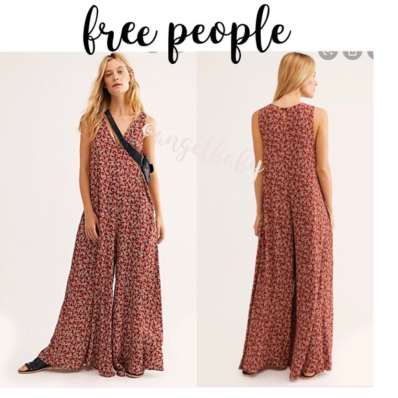 Free People Pants - Free people Fulton Printed Jumpsuit!
